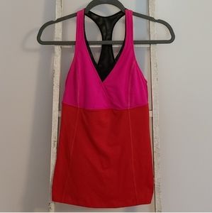 Victoria's Secret Sport Small colorblock mesh racerback athletic tank